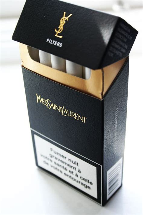 yves saint laurent black cigarettes|yves saint laurent le smoking.